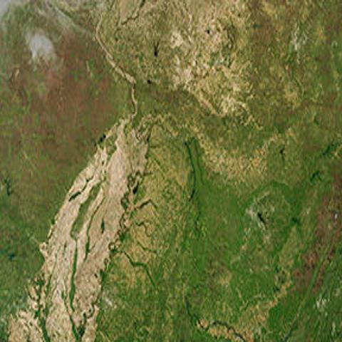 Missing Boot Satellite Image Shows Eroding Louisiana Coastline