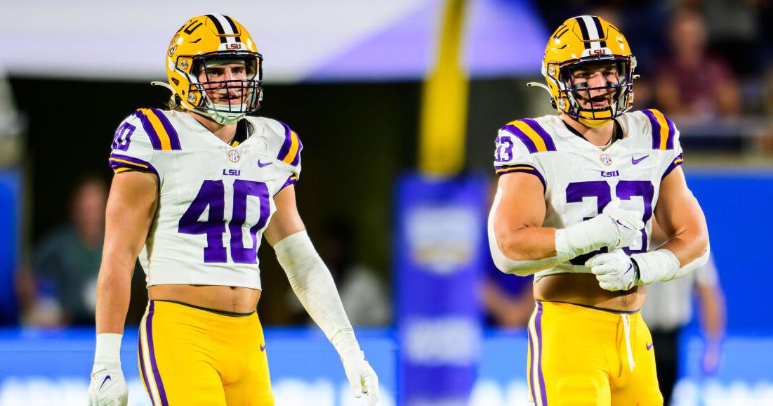 Whit Weeks and West Weeks LSU LBs, brothers, best friends LSU