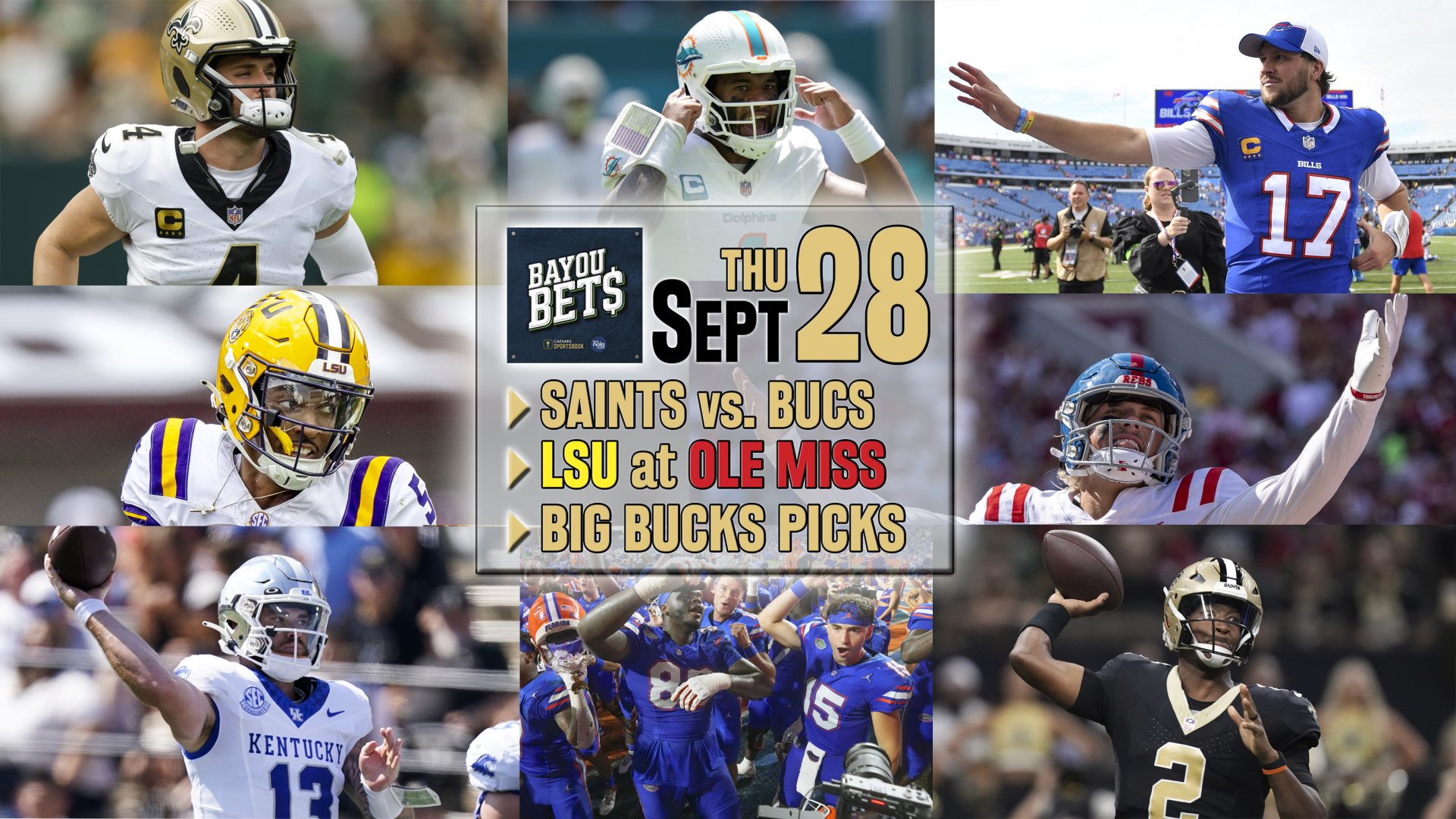 Football picks, Bills-Dolphins, USC-Colorado: Bayou Bets, Sports Betting