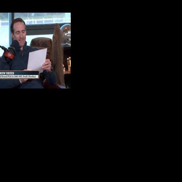 Watch Drew Brees read his NFL Draft profile, via Dan Patrick Show ...