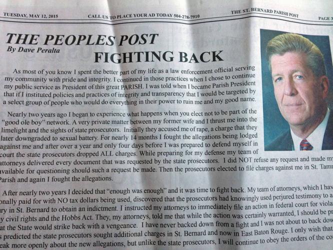 Dave Peralta: I’m fighting back against ‘dysfunctional and unfair