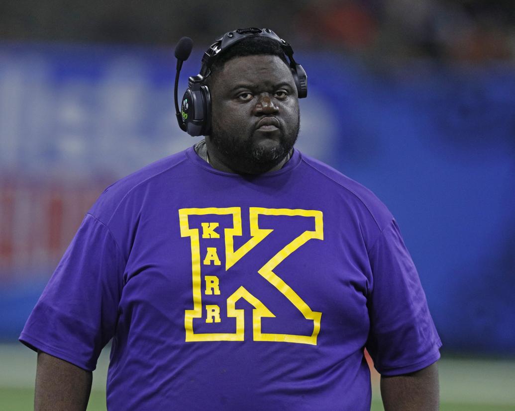 Walker Edna Karr coach Brice Brown, with 4 straight state titles