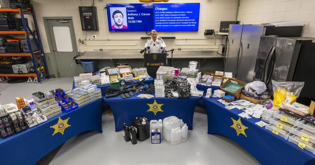Metairie man arrested with $1 million in drugs created in 'Breaking Bad' home lab, JPSO says