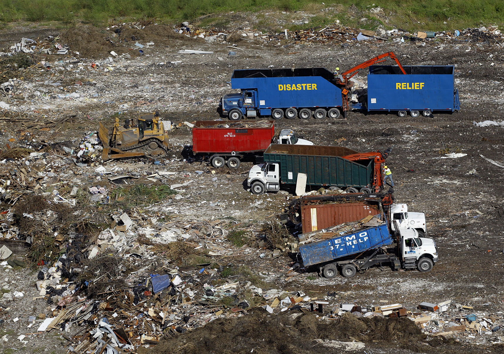 One Man's Trash Katrina left a bonanza for landfills, and River Birch