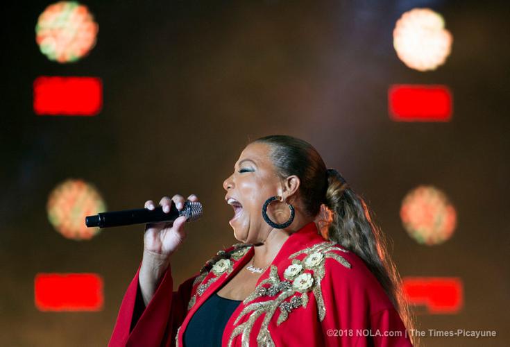 Queen Latifah's team of pioneering female rappers rule Essence Fest