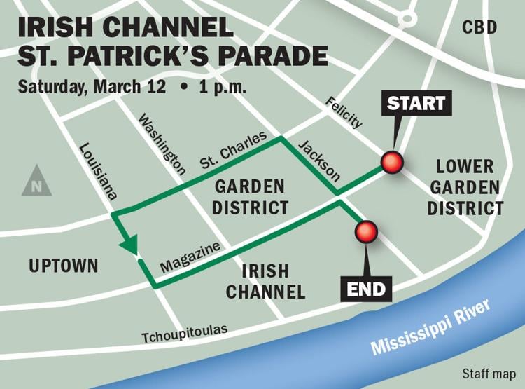 St. Patrick's Day parades roll in Irish Channel and Metairie this