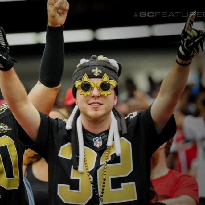 Who is Saints superfan Whistle Monsta - Axios New Orleans