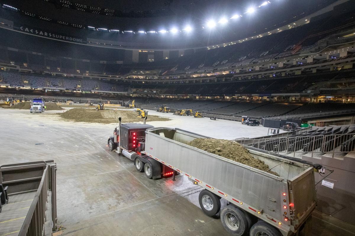 Photos: The Caesars Superdome is transformed into a monster truck arena