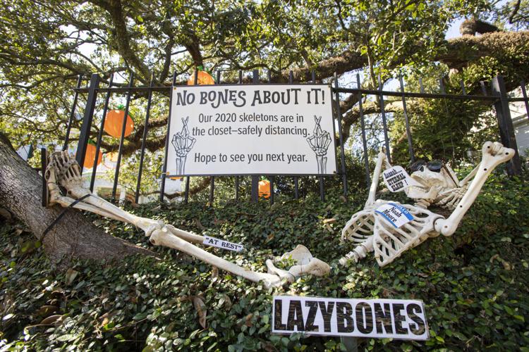 Uptown New Orleans skeleton display mostly taking year off ...