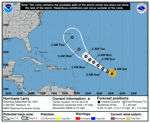 Hurricane Larry track 4am Sep 4