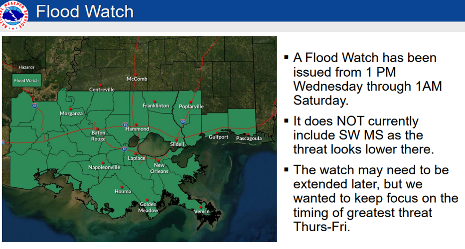 Flood watch issued in Louisiana as system heads to Gulf | Hurricane ...