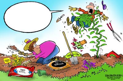 Can YOU dig up the funniest punchline for Walt Handelsman's newest Cartoon Caption Contest? Give it a try today and WIN!