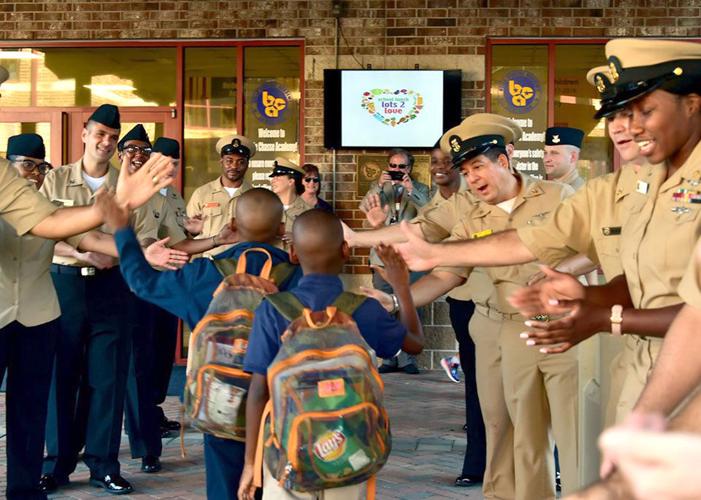 Belle Chasse Academy students get special welcome on first day of