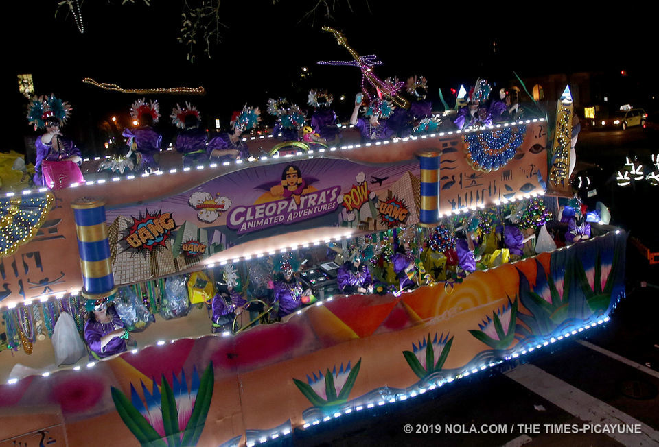 The Krewe of Cleopatra rolls down the Uptown route: photos ...