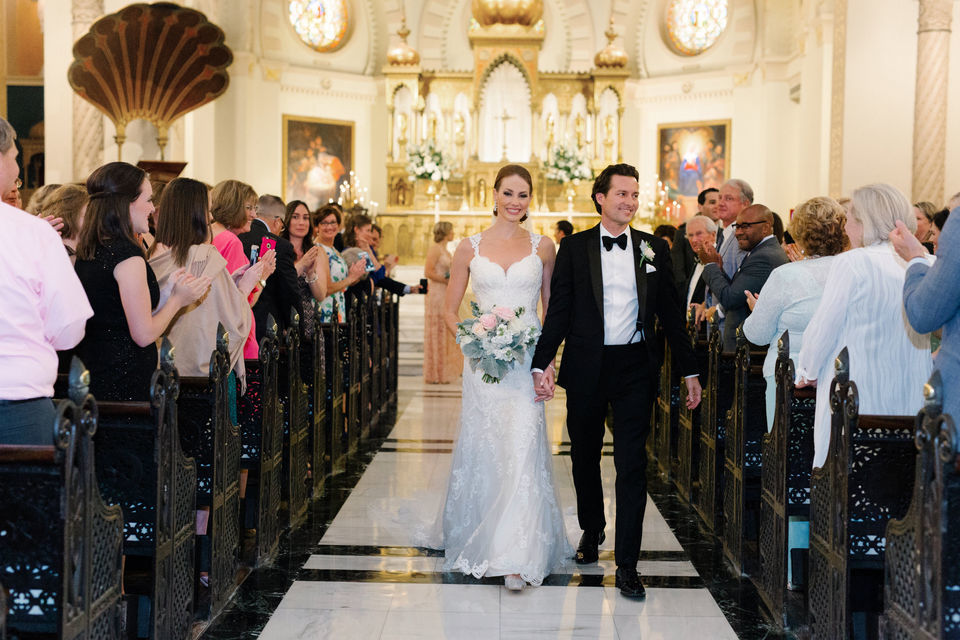 Travers Mackel and Meg Gatto wed in TVready New Orleans style