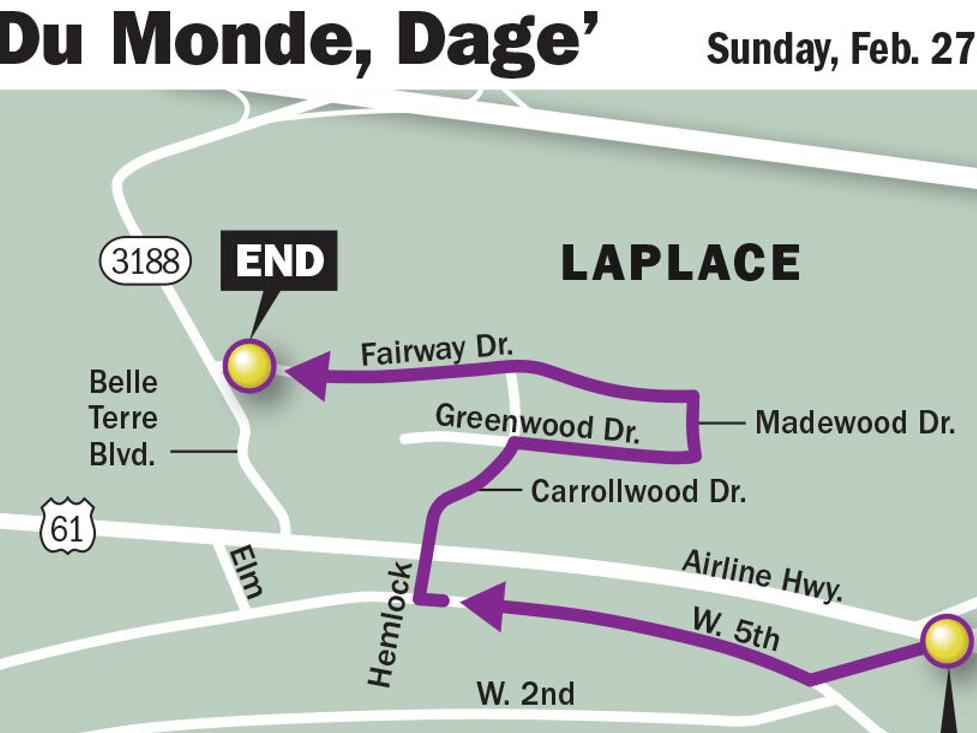 Parade Information, Map