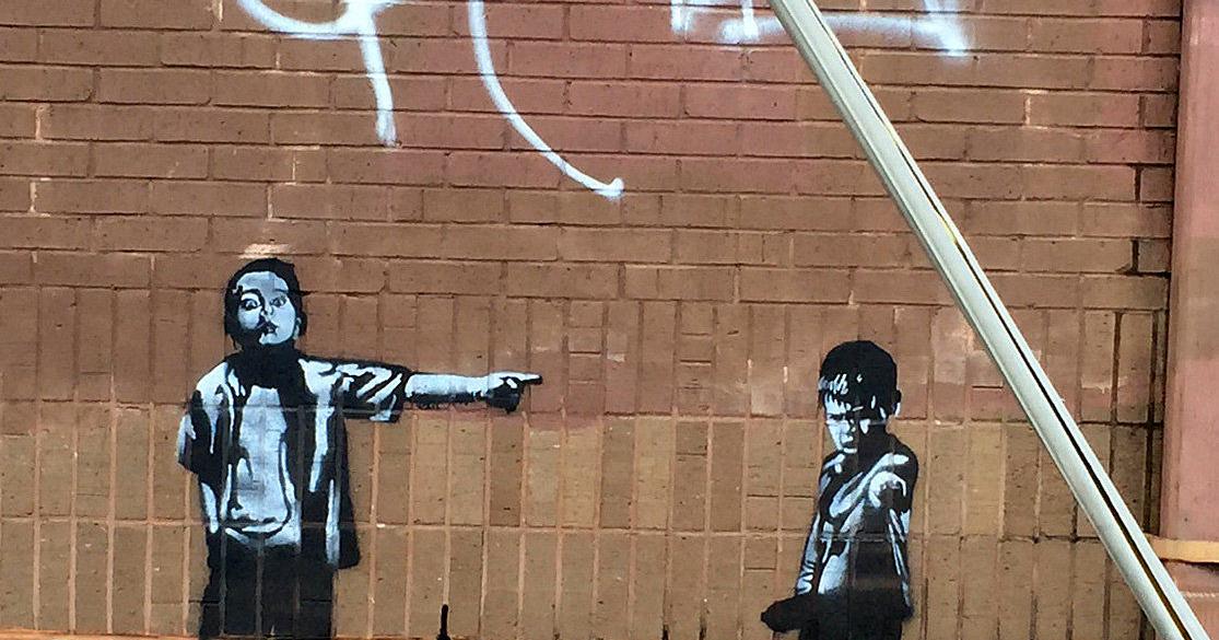 Imitation Or Real Banksy style Stencil Appears In New Orleans At K 10 imitation-or-real-banksy-style-stencil-appears-in-new-orleans-at-k-10