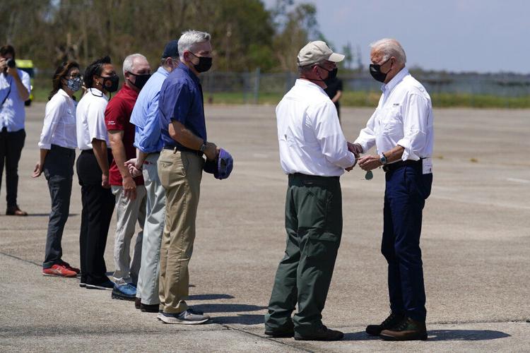 President Biden arrives in Louisiana to tour Hurricane Ida damage. Here ...