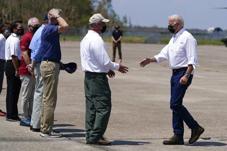 President Biden arrives in Louisiana to tour Hurricane Ida damage. Here ...