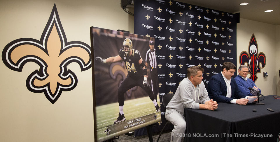 A new role for Zach Strief and a new - New Orleans Saints