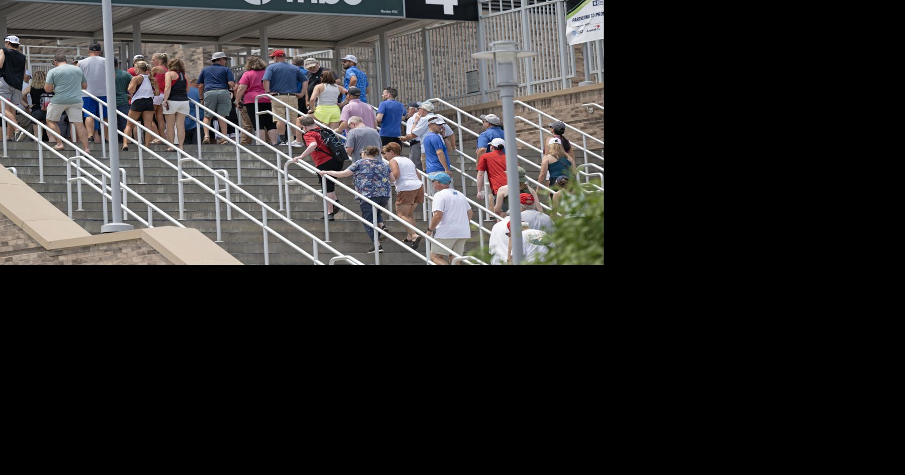 Wake Forest and Stanford are in a weather delay at the College World Series LSUTennessee game could be impacted