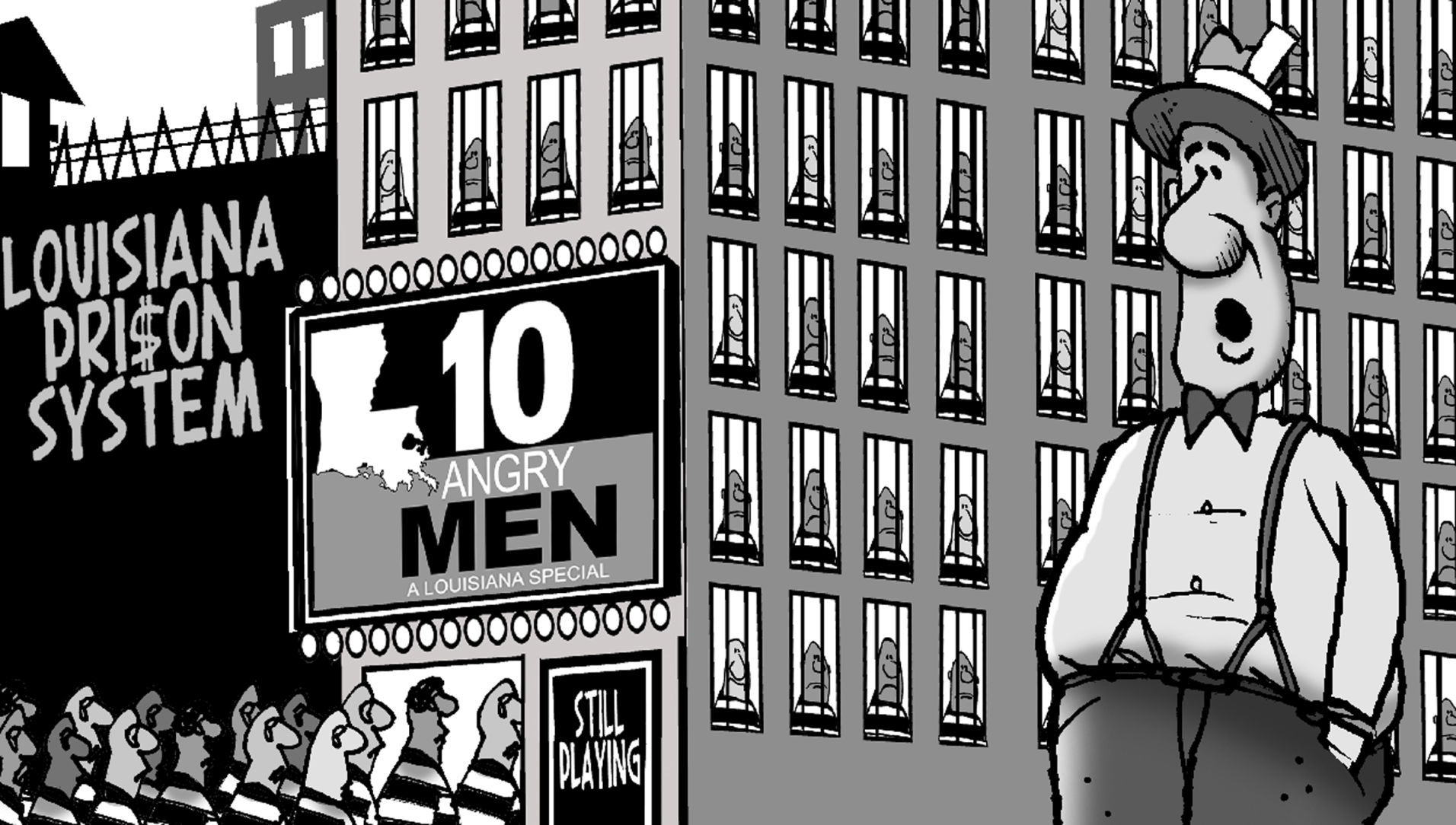 Walt Handelsman animation: In Louisiana, the film is better known as ...