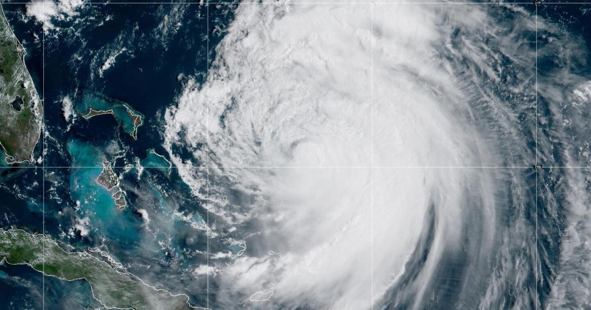 Evacuations in North Carolina as Hurricane Erin grows in size, two waves on its heels