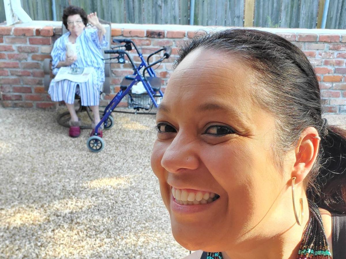 Belly Dancer Teaches 85 Year Old Neighbor To Shimmy For