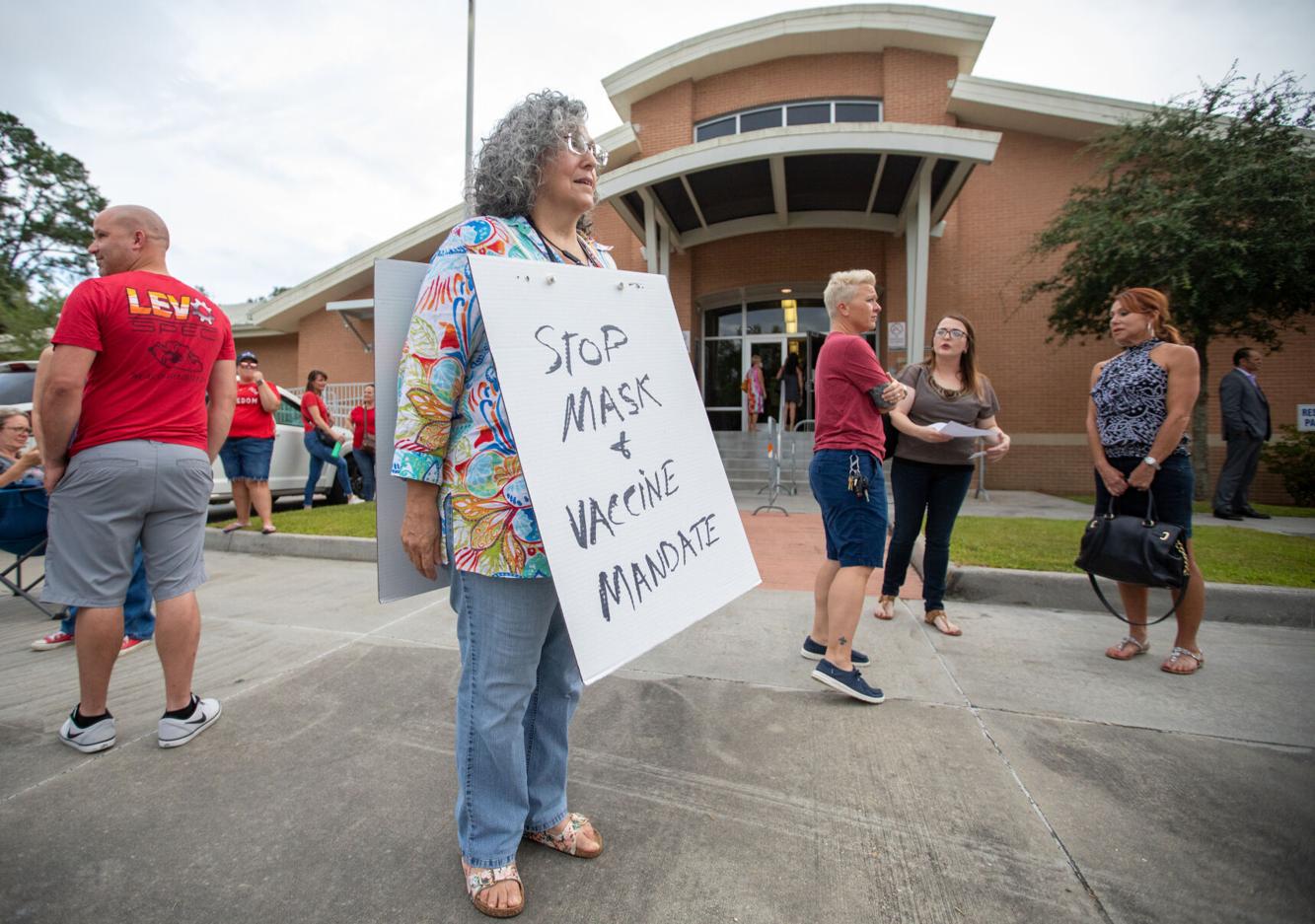 Photos St. Tammany parents return to School Board to protest masks in schools Photos
