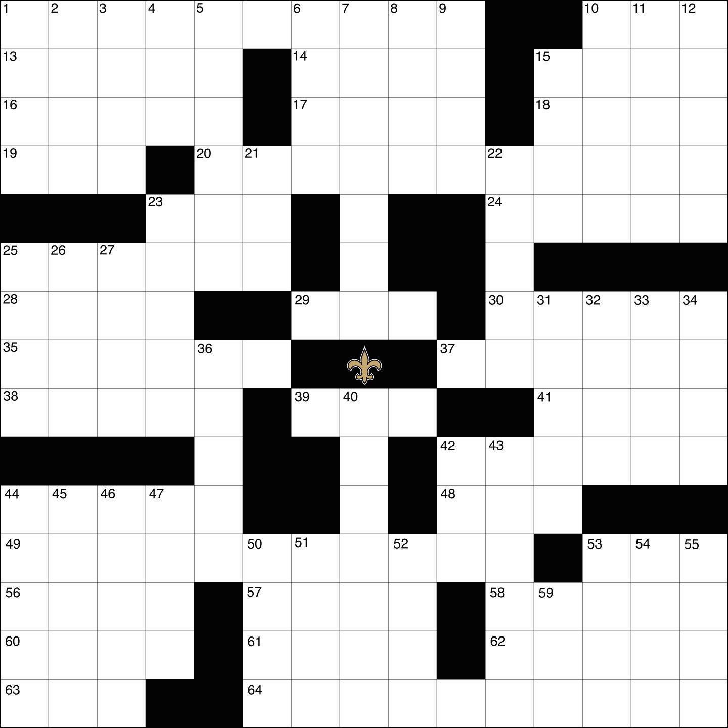 in dat number prove your saints fandom with our black and gold crossword entertainment life nola com