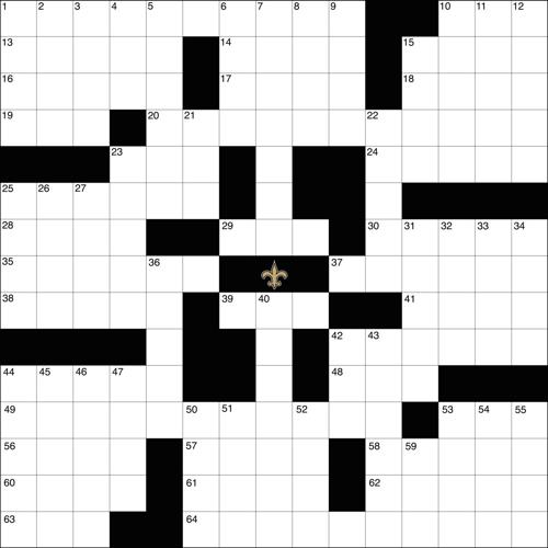 In Dat Number Prove Your Saints Fandom With Our Black And Gold Crossword Entertainment Life Nola Com