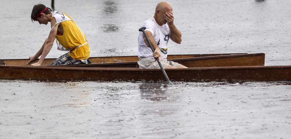 Bayou Liberty Pirogues Races crowds appear after storm St