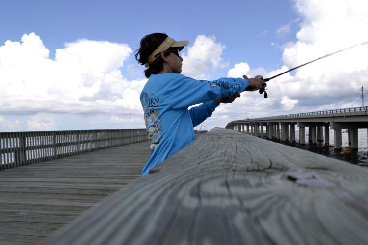 Keeper white trout biting every cast off Grand Isle fishing pier, Sports