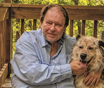 Rick Bragg and dog Speck