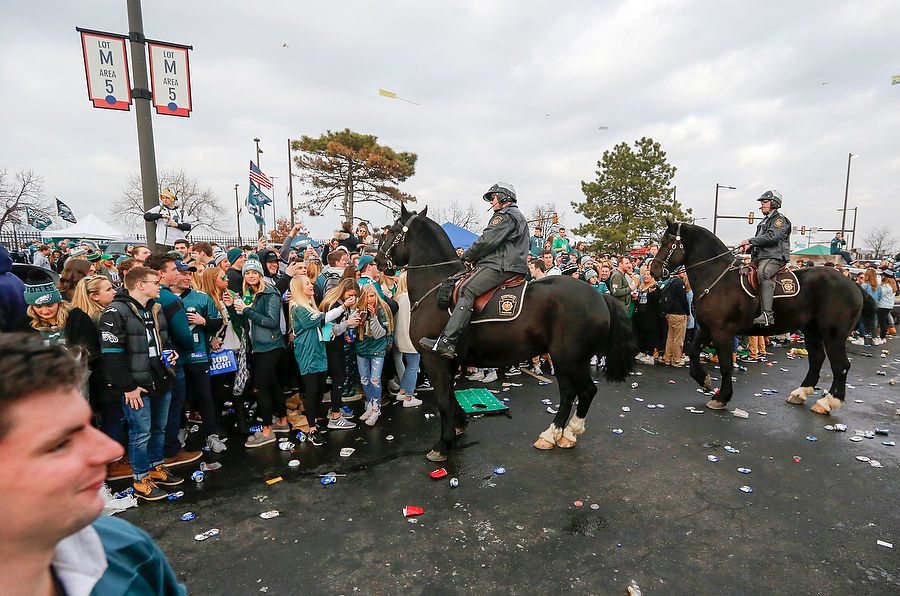 Brawl Prior to NFC Title Game Left One Eagles Fan Bloodied and Under Arrest