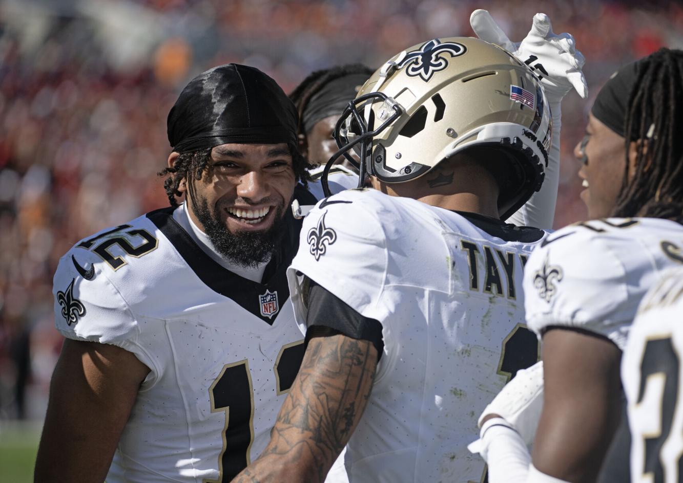 Saints WR Chris Olave tops himself with an incredible TD catch vs