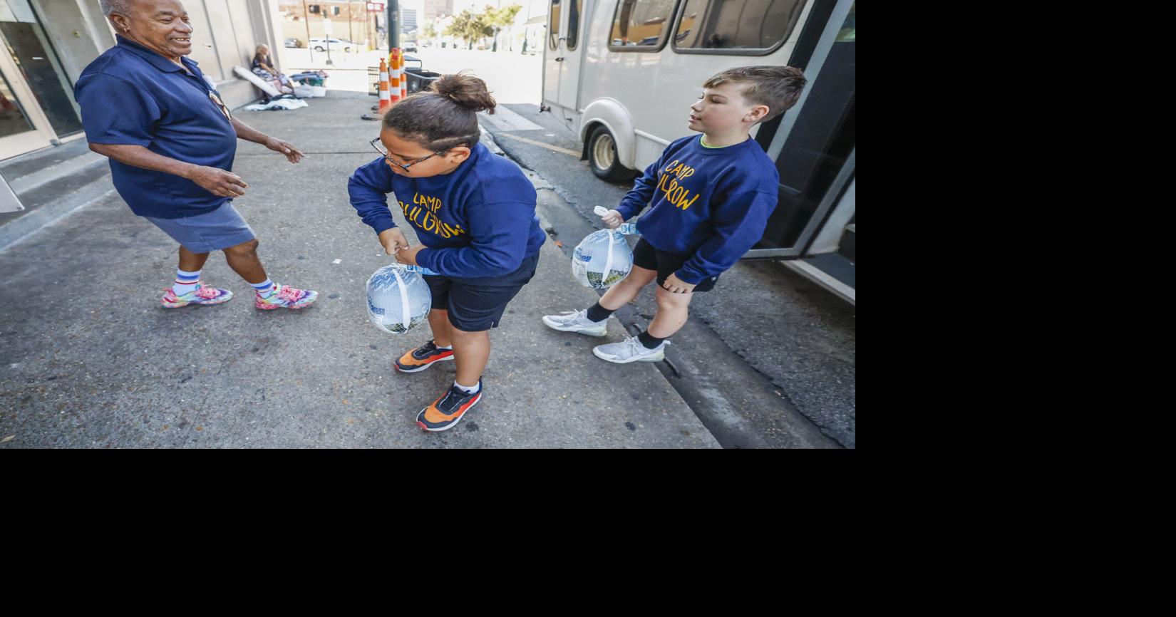 Camp SoulGrow turkey giveaway aims to teach kids about giving. 'I wish we could do more.'