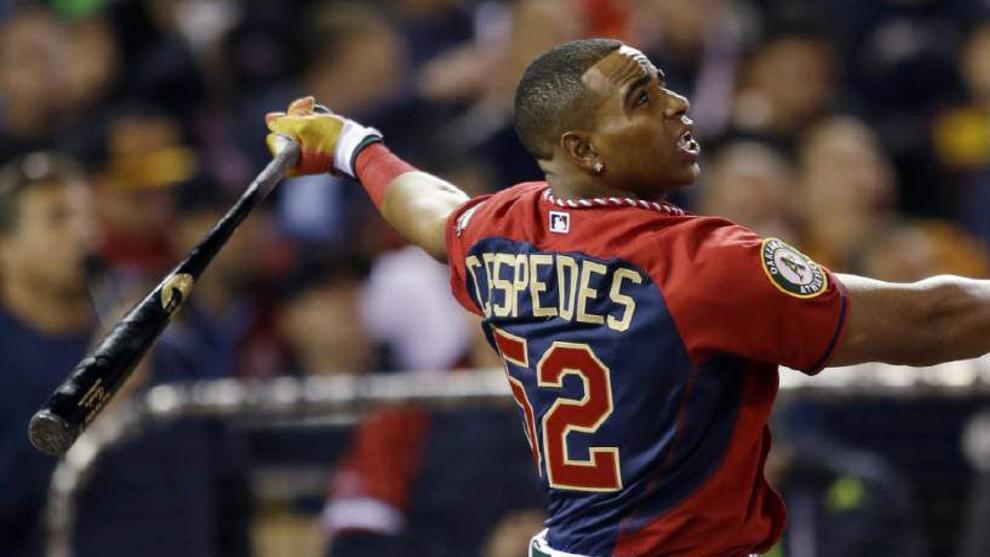 MLB: Yoenis Cespedes beats Todd Frazier 9-1 to repeat as Home Run