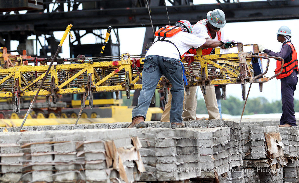 U S Army Corps Of Engineers Installs New Concrete Stabilization