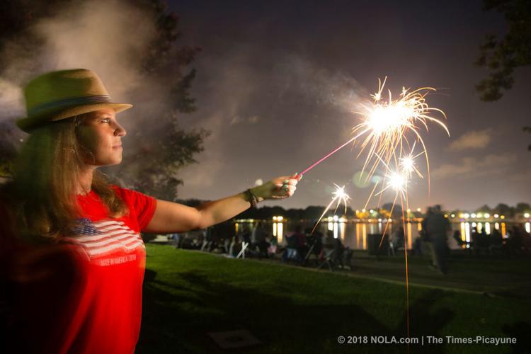 Celebrating the red, white and blue at the Uncle Sam Jam in Metairie