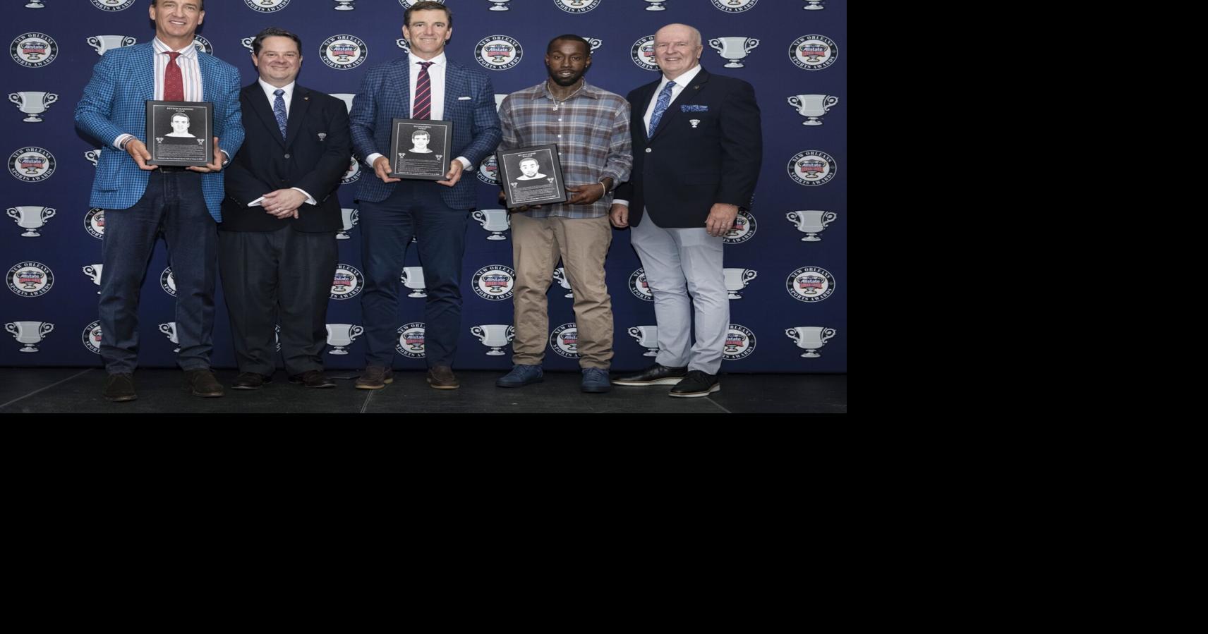 Eli and Peyton Manning celebrate New Orleans Hall of Fame induction with trademark humor, humility