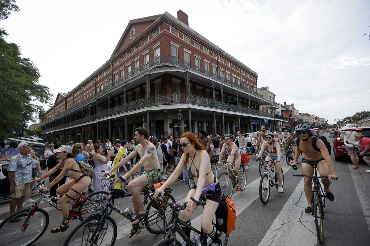 Photos World Naked Bike Ride takes a spin in New Orleans Photos