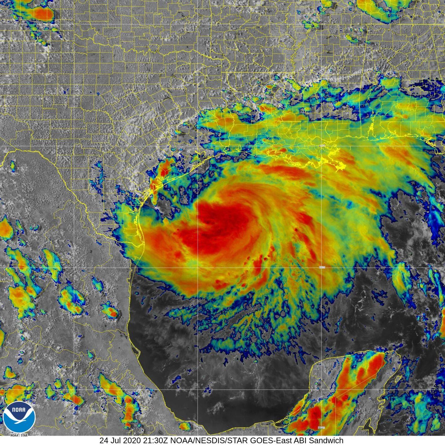 Hanna Could Be Category 1 Hurricane When Crossing Texas Coast On Saturday Hurricane Center Nola Com