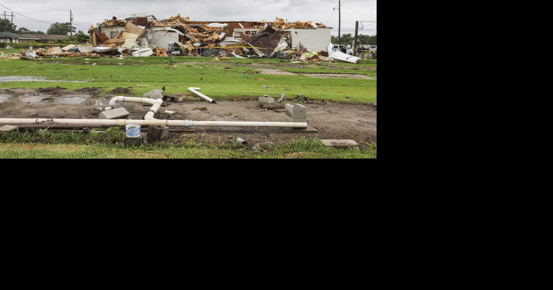 3 tornadoes with winds of 90 mph or greater hit southeast Louisiana during Arthur, NWS says
