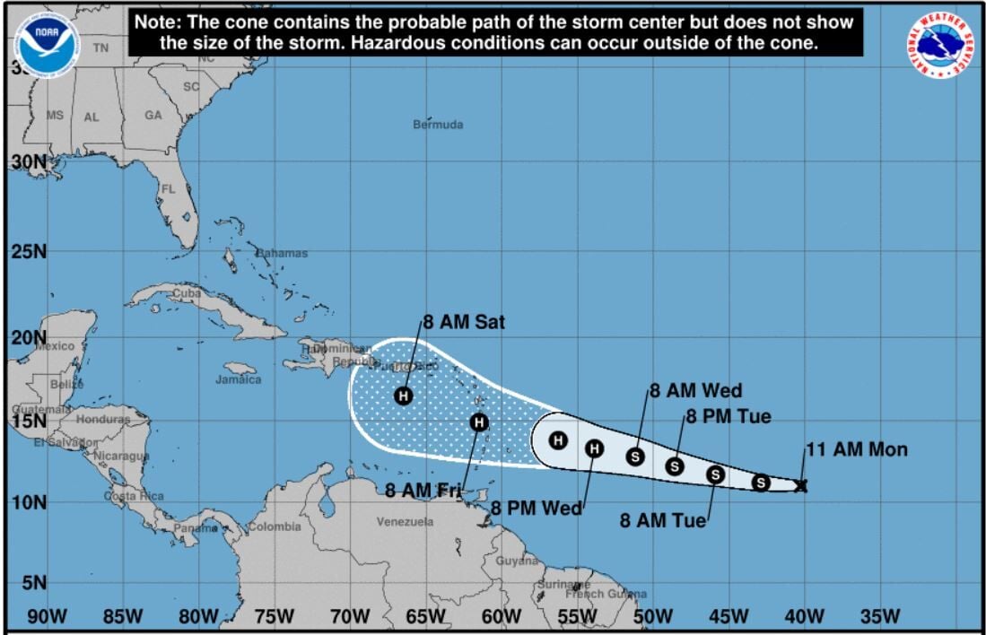 Tropic depression forms in Atlantic; set to strengthen | Hurricane ...