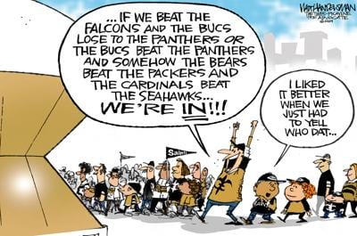 Walt Handelsman: Hopeful WhoDats