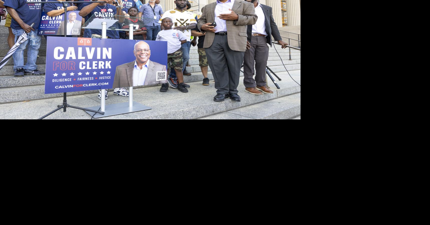 New Orleans' clerk says an opponent lied about exoneration. 70 lawyers say that's false.
