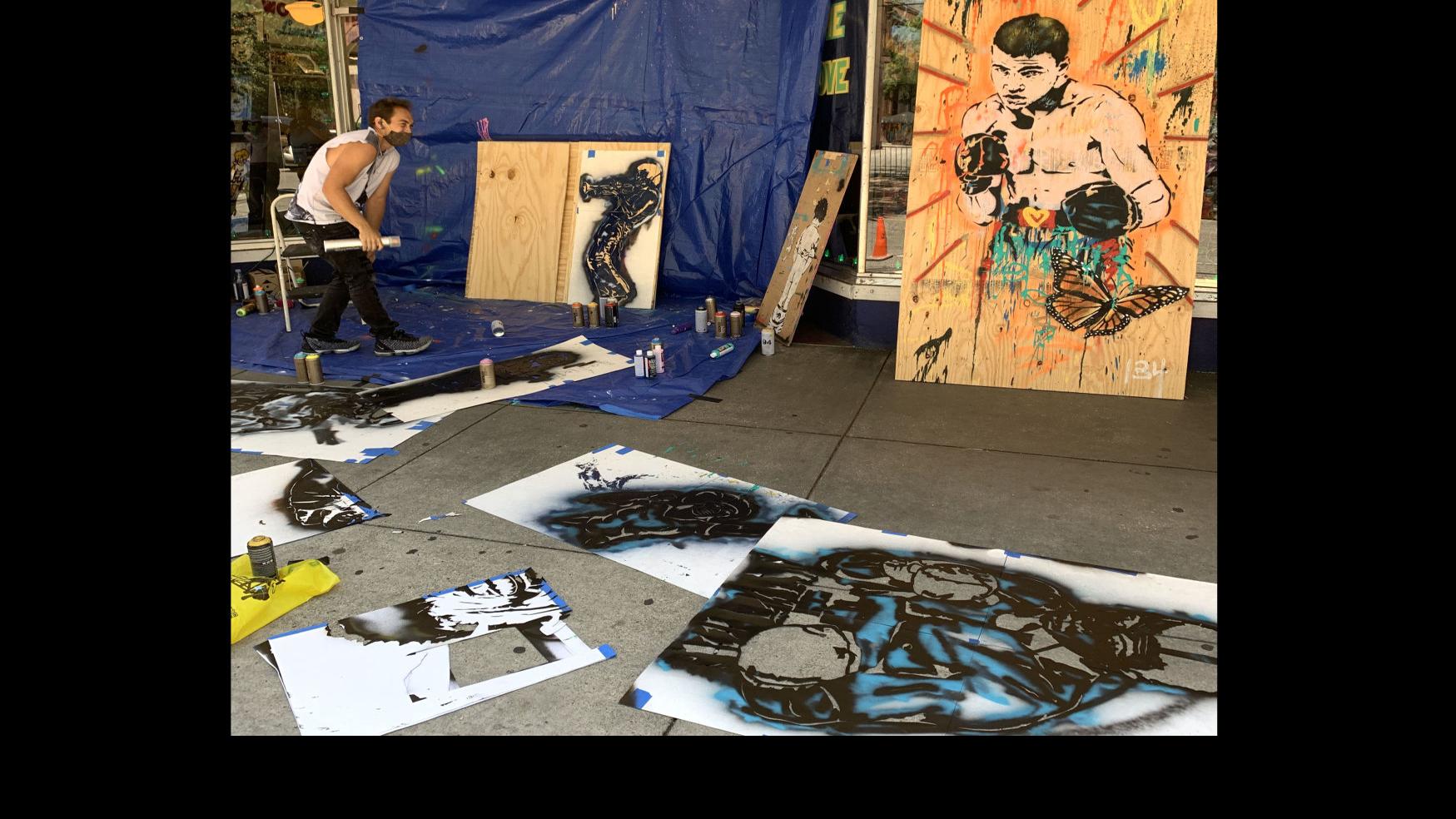 Coronavirus Concerns Cause Police To Disperse Fans At A Graffiti