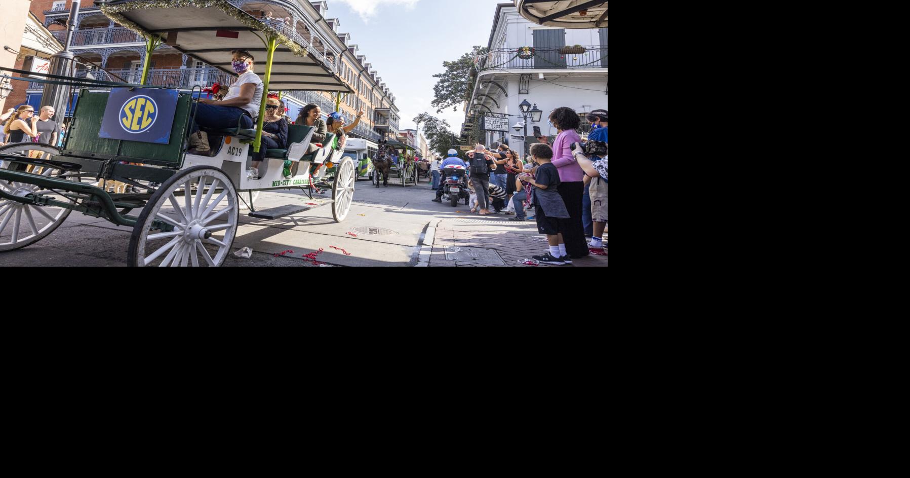 Photos The Allstate Sugar Bowl Committee second line through the