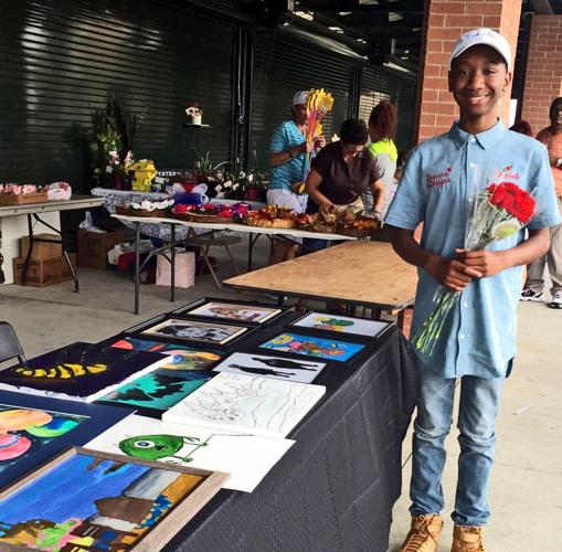 Avondale teen turns art hobby into money at Westwego Farmers Market